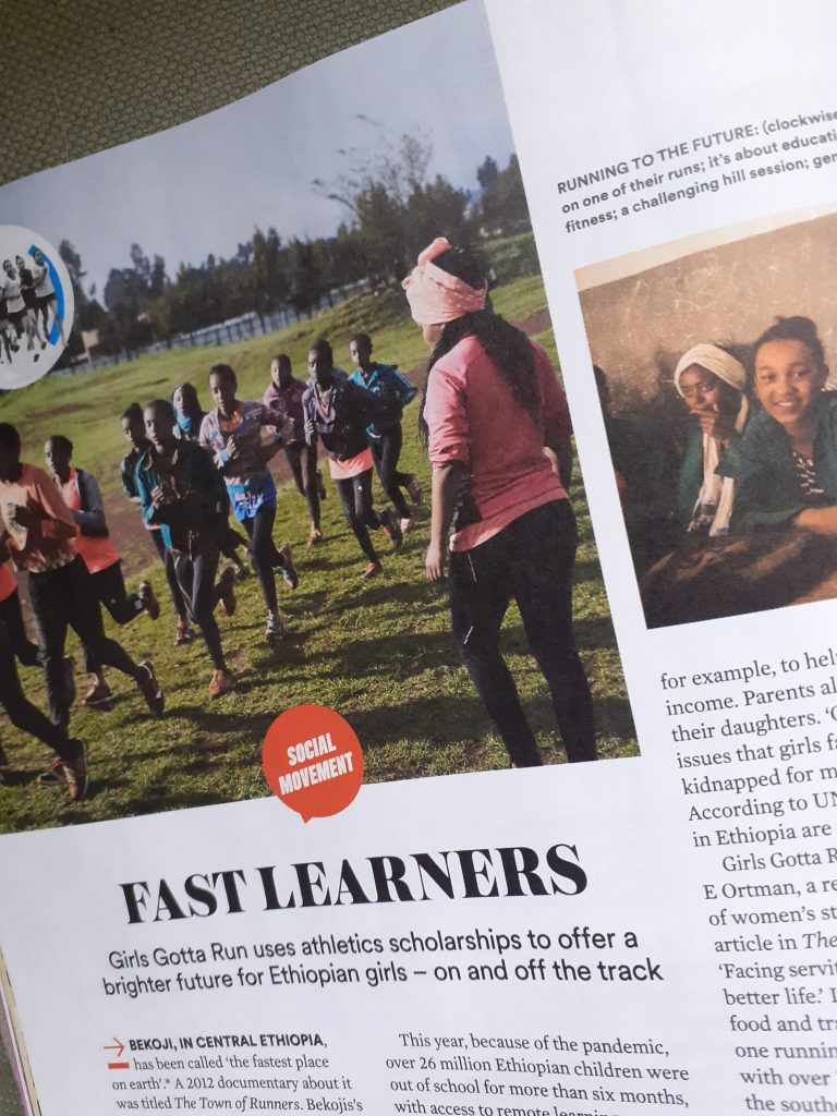 GIRLS GOTTA RUN – Runner’s World, Jan 2021 issue