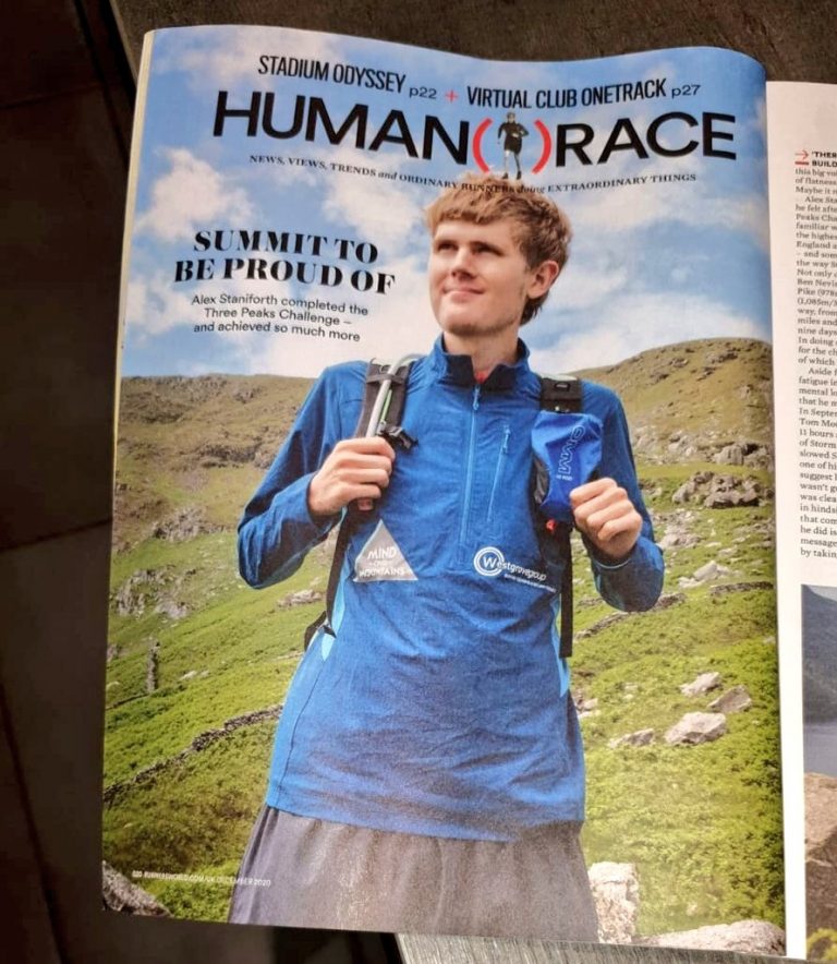 ALEX STANIFORTH interview – Runner’s World, Dec 2020 issue