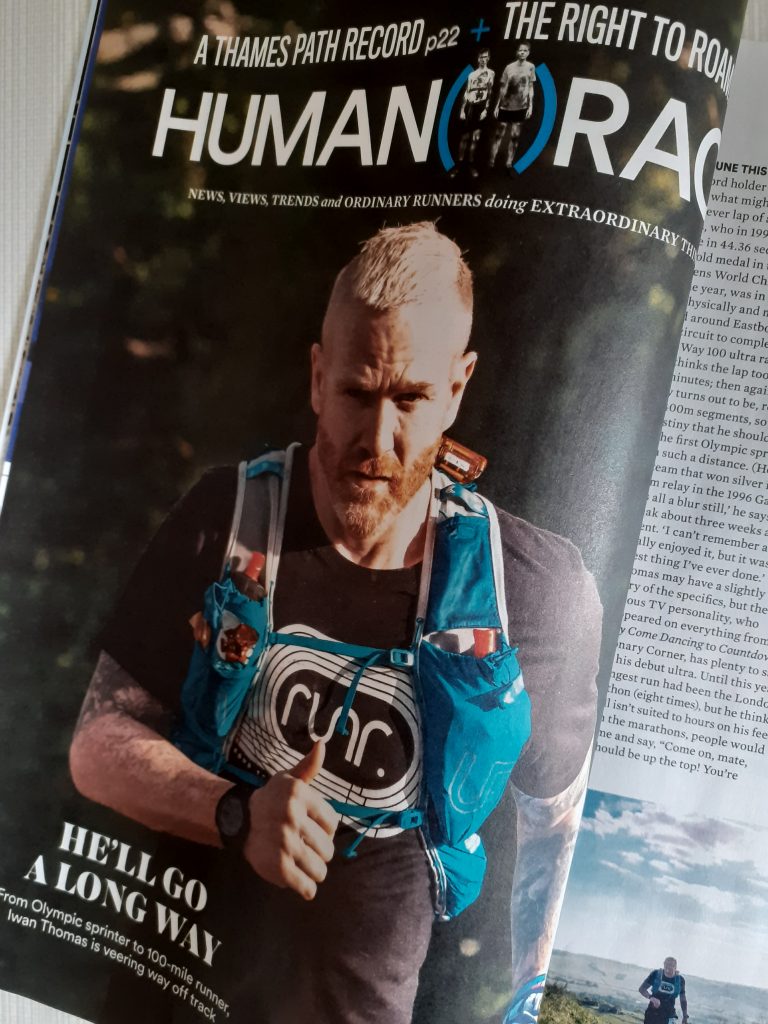 IWAN THOMAS interview – Runner’s World, Oct 2021 issue
