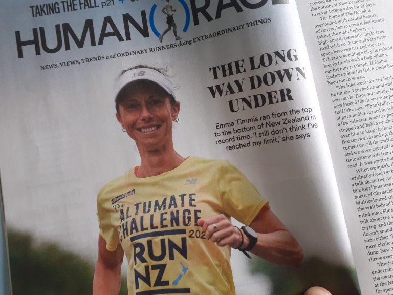 EMMA TIMMIS – New Zealand run record holder – Runner’s World, July 2022 issue
