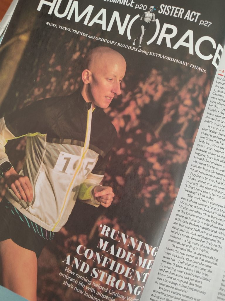 LINDSAY WALTER interview – Runner’s World, Sept 2022 issue