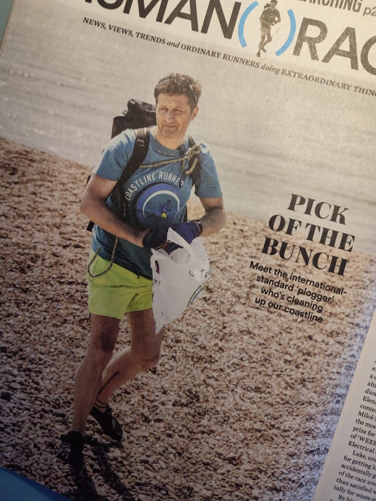LUKE DOUGLAS-HOME – plogging – Runner’s World, Feb 2024