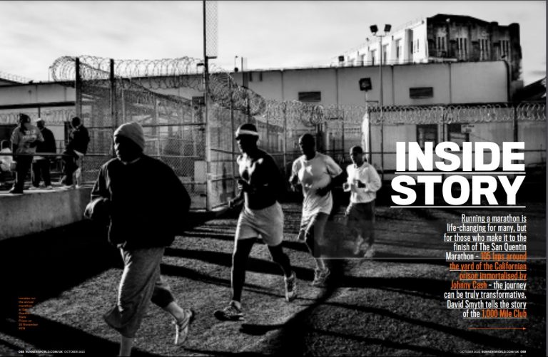 SAN QUENTIN PRISON’S 1000 MILE CLUB – Runner’s World, Oct 2023