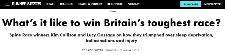 WHAT’S IT LIKE TO WIN BRITAIN’S TOUGHEST RACE? – Runner’s World, Jan 2025