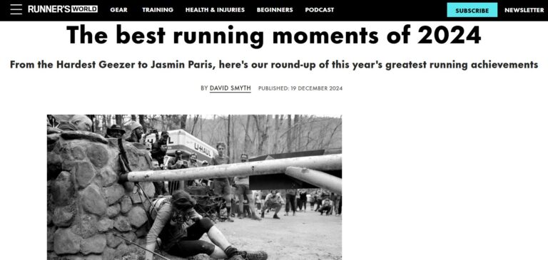 THE BEST RUNNING MOMENTS OF 2024 – Runner’s World, Dec 2024